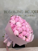 “35  peonies Sarah Bernhardt”
